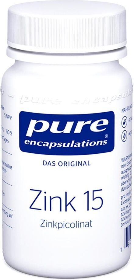 Pure Encapsulations Zink 15 Zinkpicolinat Kapseln