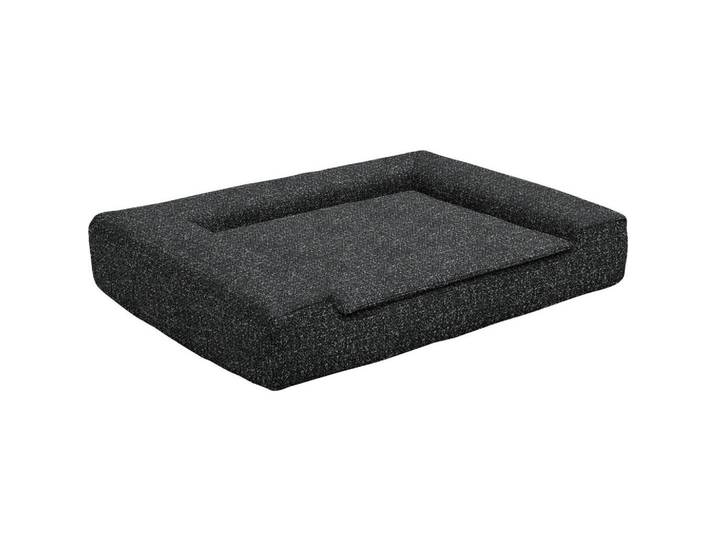 Sedda Hundebett, Anthrazit, Füllung: Schaumstoff, rechteckig, 80x15x60 cm, pflegeleicht, kratzfest, besonders weich, Bezug abnehmbar und waschbar, Freizeit & Co, Tierbedarf, Hundebetten