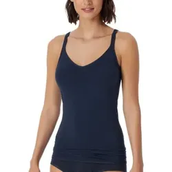 Schiesser Personal Fit Spaghetti Top Dunkelblau Large Damen