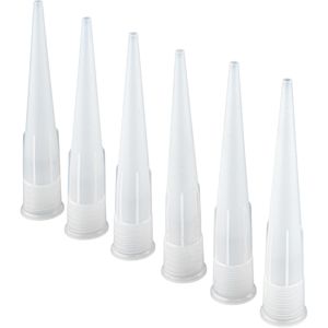 Beko Kartuschenspitze 906310002, transparent, standard 105 mm, 6 Stück