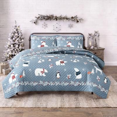 Avanti Linens Avanti Arctic Friends Quilt Set