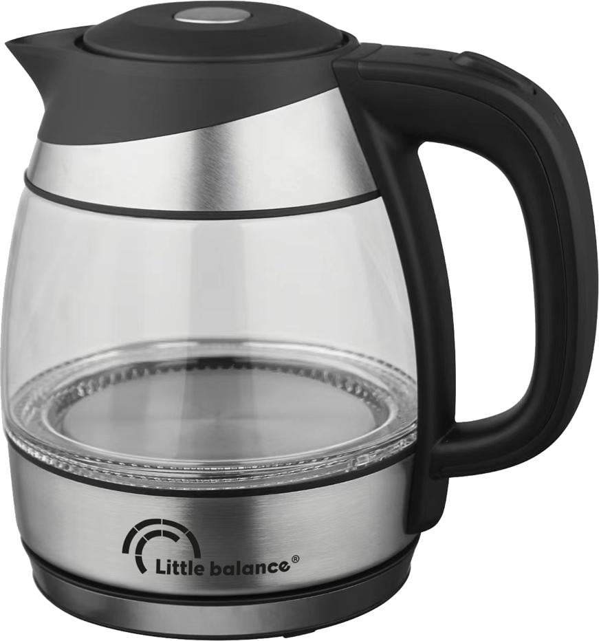Little Balance LB 8766 waterkoker en glazen kan, 1,2 liter