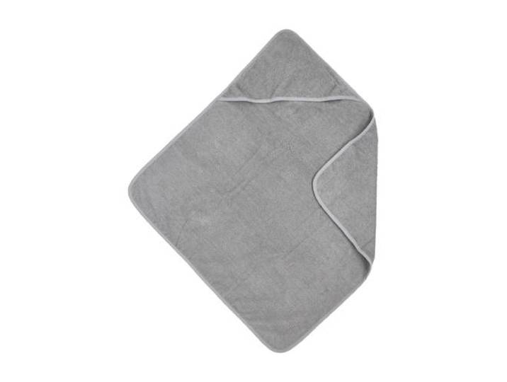 Meyco basic badstof badcape grijs