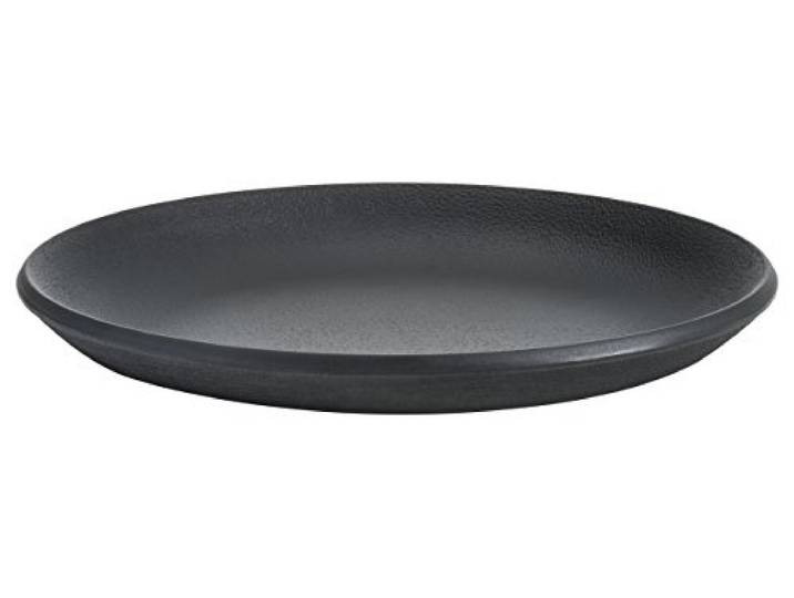 Kartell 01516NA Assiette Plate\, Plastique\, Noir Anthracite\, 27 x 27 x 2\,8 cm