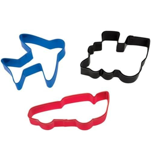 Wilton Cookie Cutter Set Transport, Set van 3 uitsteekvormen