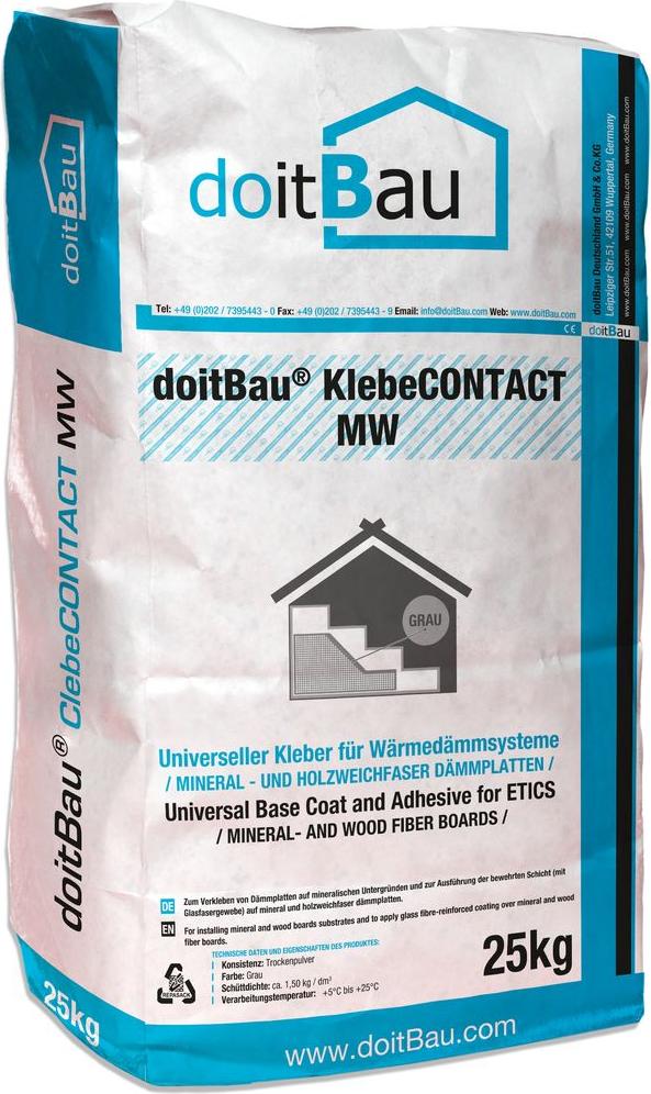 96x KlebeCONTACT MW Armierungsmörtel Steinwolle je 25kg