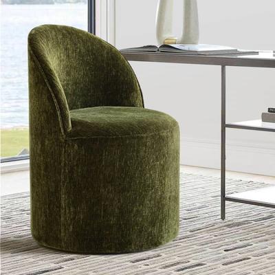 Housely "18.5"" H Upholstered Chenille Office Chair with Wheels"