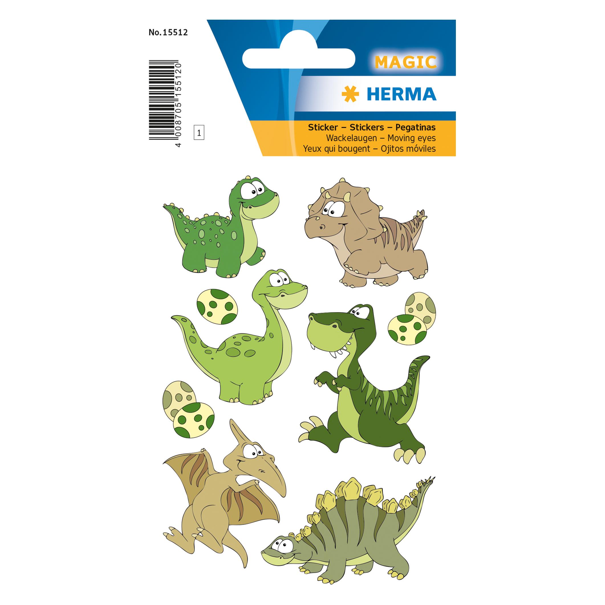 Herma Sticker Dino (9 Sticker) (15512)