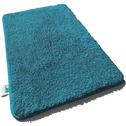 Casa Pura Badematten   Sky Uni   Cool Teal (Petrol)