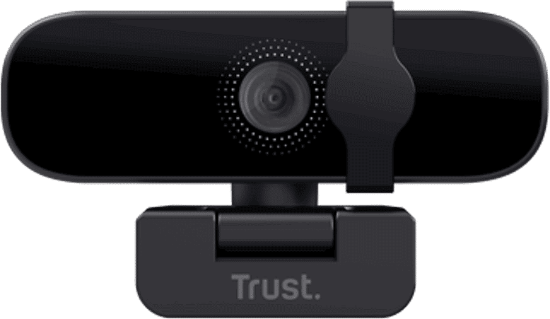 Webcam - Trust Tanor, 1920x1080, Micrófono, Negro
