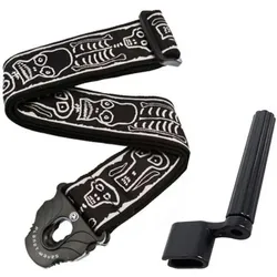 Planet Waves Satriani Gitarrengurt mit Saitenkurbel, Gitarre Zubehör