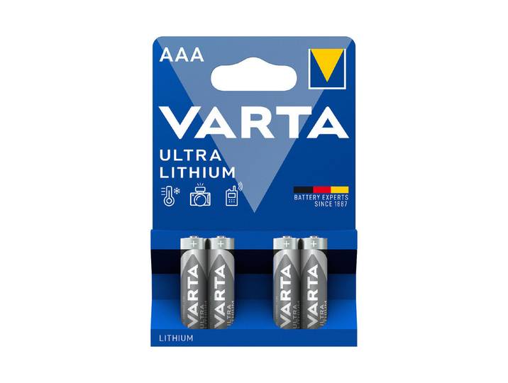 Varta Ultra Lithium AAA 4er Bli