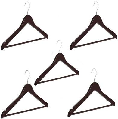 YBM Home Abs plastic Clothes/Suit Hangers, Perfect for Dresses Blouses&Pants,Shirts, Sweaters, Coat Set of 5