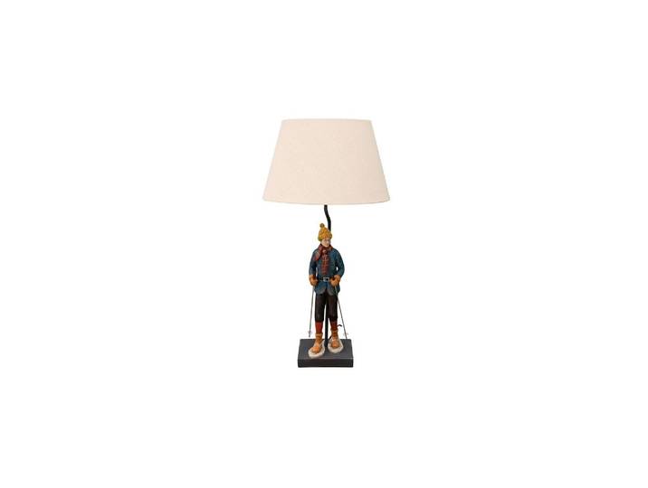 Lampe à poser en résine multicolore, design coloré, E27, 1 ampoul