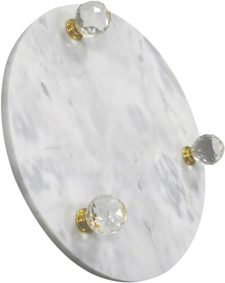 Rond Marmeren Dienblad voor het decoratief opbergen van sieraden