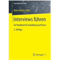 Interviews führen, Fachbücher von Mario Müller-Dofel