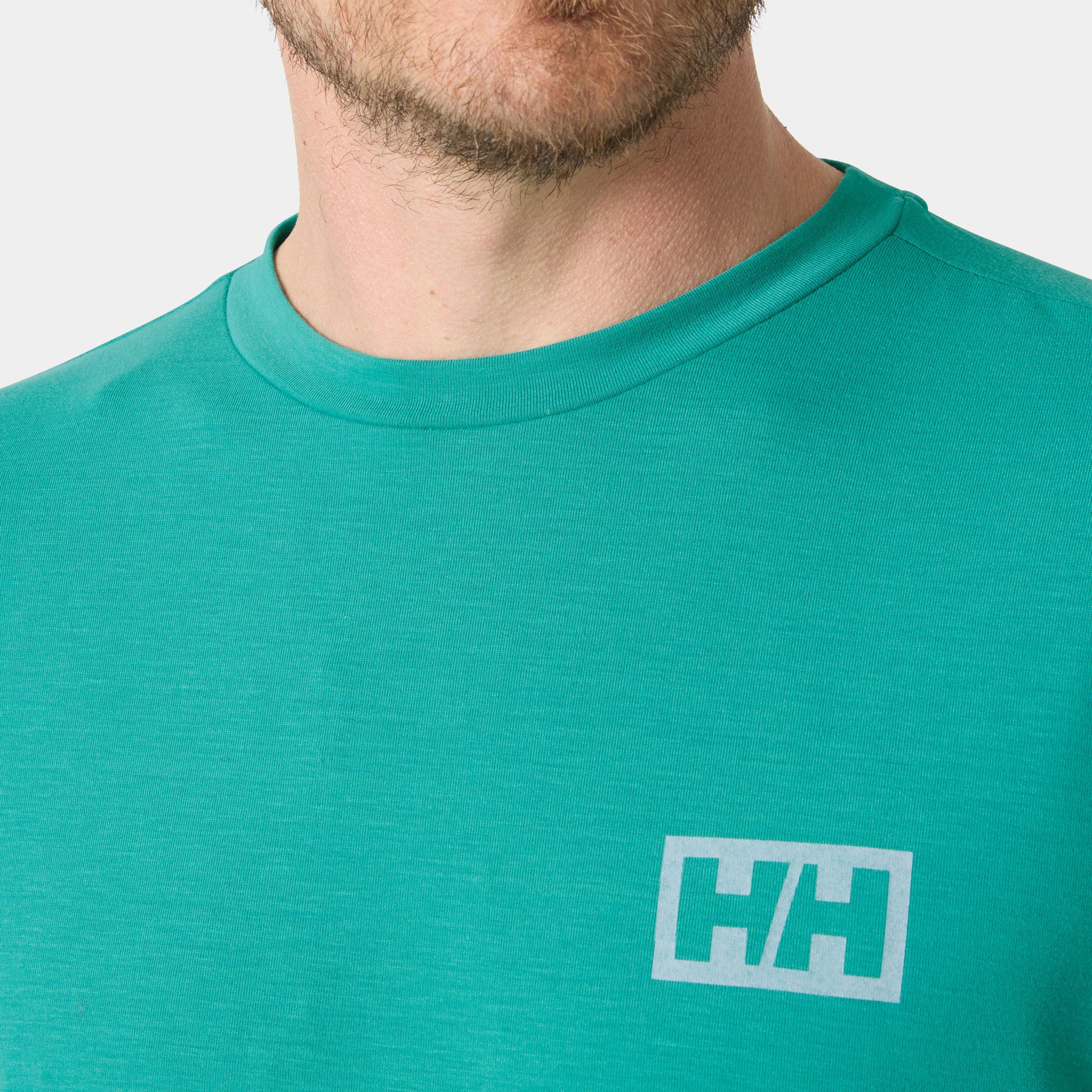Helly Hansen Men's Skog Graphic Long Sleeve Tee - Green - M