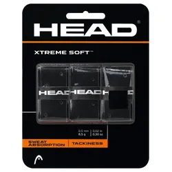 Head Xtreme Soft 3er Pack | schwarz