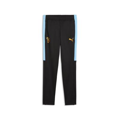 Sporthose PUMA "Neymar Jr. Creativity Trainingshose Jugendliche", Kinder, Gr. 164, Normalgrößen, schwarz (schwarz heat fire vibrant blau orange), Obermaterial: 100% Polyester. Taschenfutter: 100% Polyester. Einsatz: 100% Polyester, mehrfarbig,...