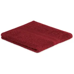 EXKLUSIV HEIMTEXTIL Handtuch Frottier 500 g/m2  50 x 100 cm Bordeaux