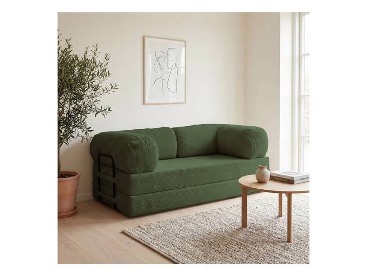 yourhouse24 Schlafsofa MUNO in Breitcord – Industrial-Stil & Schlaffunktion