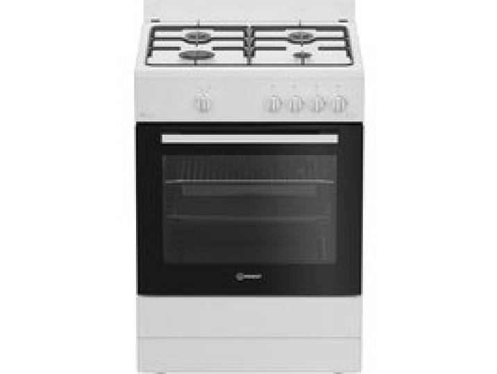 Cuisinière à gaz - INDESIT - I6GGKMWF - 4 foyers - 10 4 KWh - L60 cm - Blanc