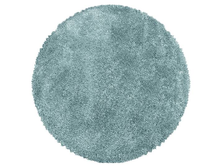 Tapis à poils longs Fluffy rond Ø 160cm Bleu/Bleu clair