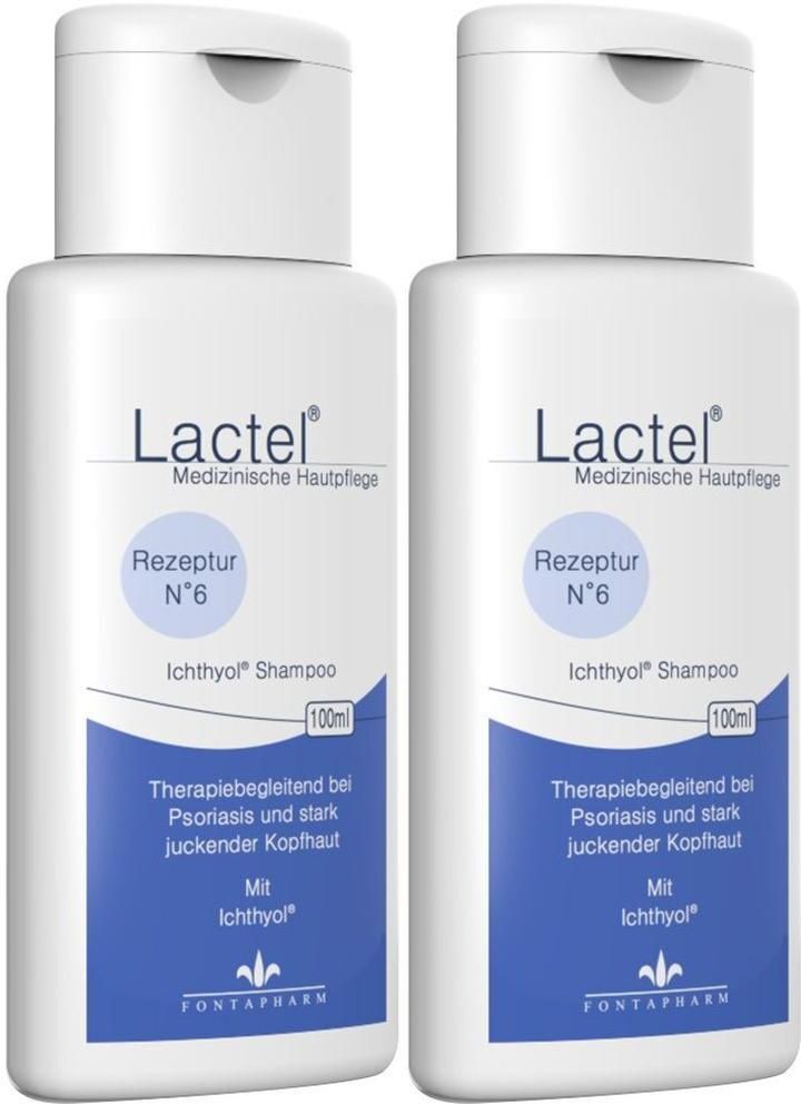 Lactel Nr.6 Ichthyolshampoo 2x 2x100 ml Shampoo