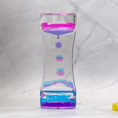 Perfect Picks Market Colorful Liquid Motion Bubbler Sensory Fidget Timer For Kids And Relaxation b