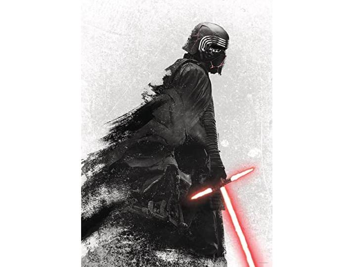 Komar Star Wars EP9 Kylo Vader Shadow - Größe: 50 x 70 cm, Wandbild, Poster, Kunstdruck (ohne Rahmen)