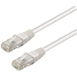 Wp WPC-PAT-6U050W Netzwerkkabel Weiss 5 m Cat6 U/UTP (UTP) (CAT6, 5 m), Netzwerkkabel