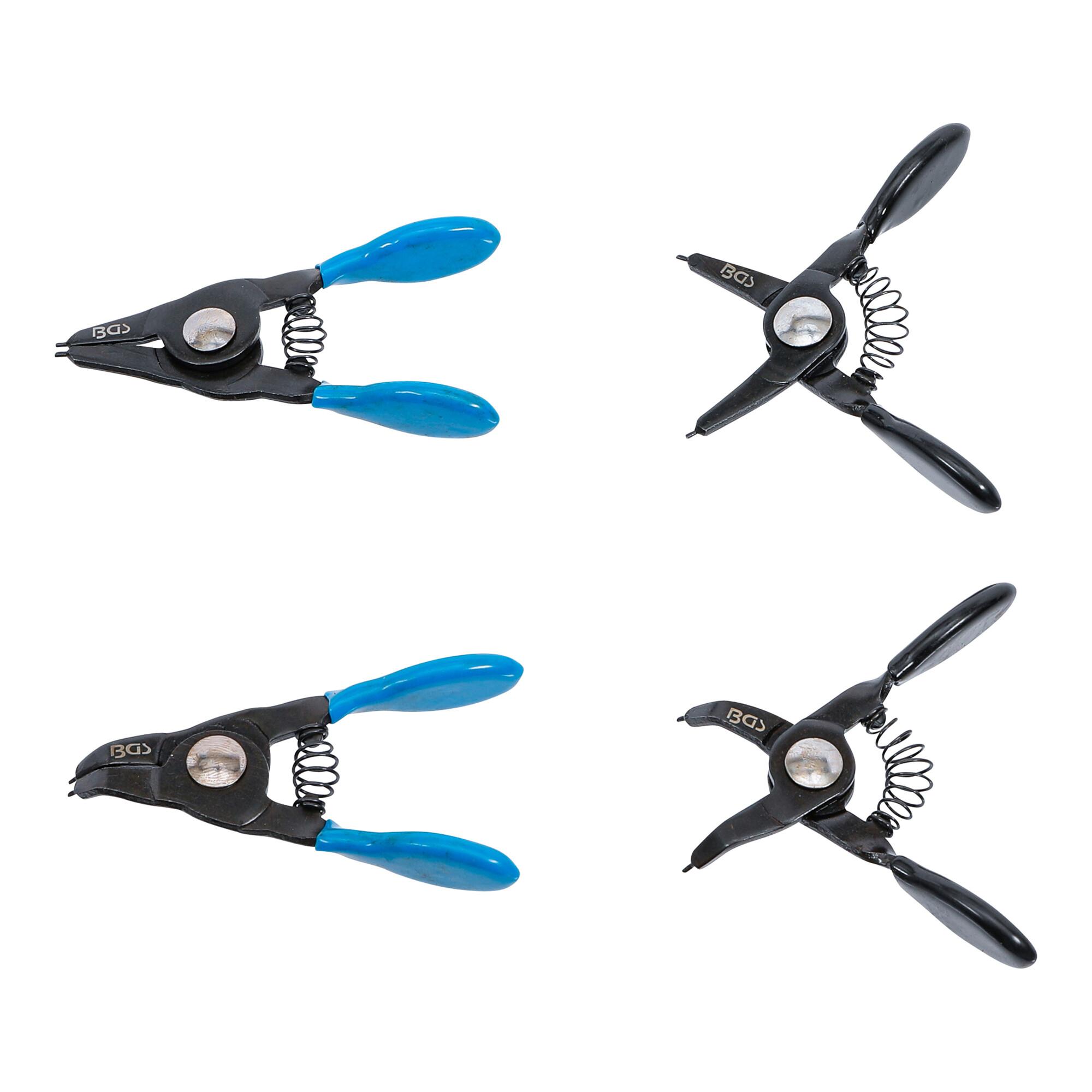 BGS Sprengringzangen-Satz für kleine Sprengringe 80 mm 4-tlg. ; BGS technic (444)