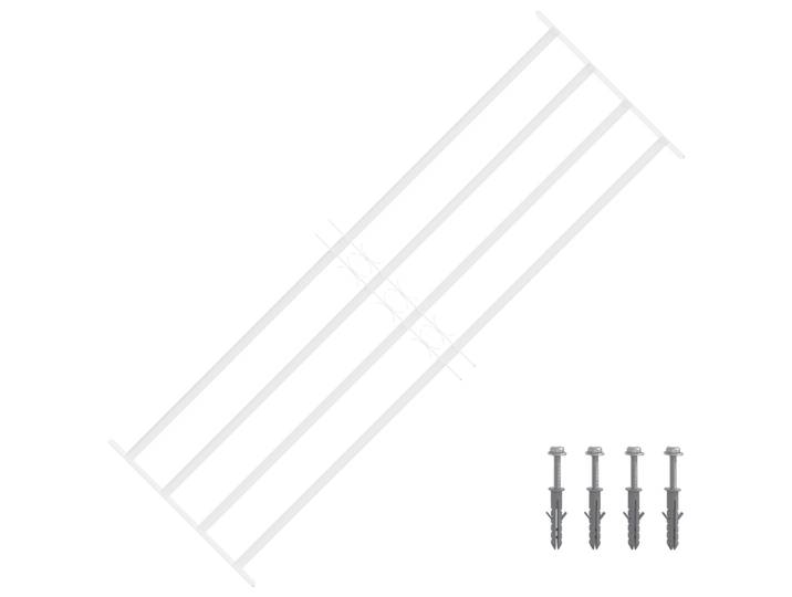 vidaXL Security Grille for Windows with 4 Crossbars 3 stk. 93-174 cm