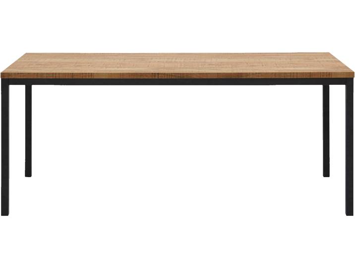 Esstisch OMG DESIGN Carriba , schwarz (tropic, schwarz, tropic), B:160cm H:77cm T:90cm, Tische, Esstisch, In 2 Größen, mit Metallgestell