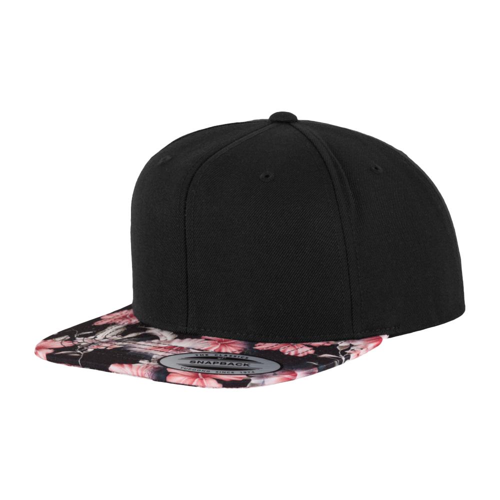 Flexfit Rozen Snapback Cap (Zwart/Grijs)