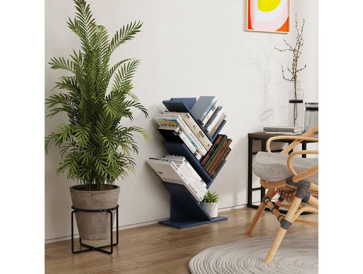 Regal Nulis Spanplatte, beschichtet Grau/Anthrazit 77cm