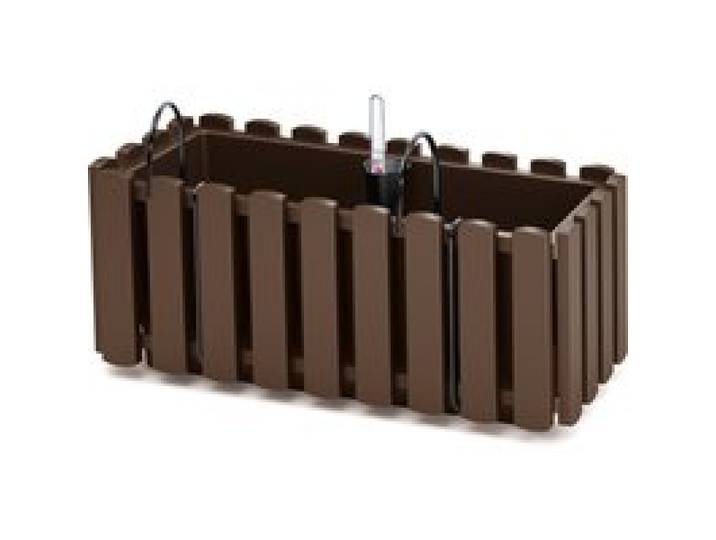 PROSPERPLAST Support pour jardinière de balcon BOARDEE FENCE W (marron, 380x180x162)
