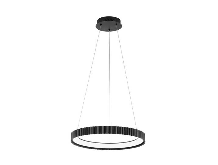 Luce Ambiente Design Hängelampe Niike, schwarz, für Wohn- / Esszimmer, Metall, Modern