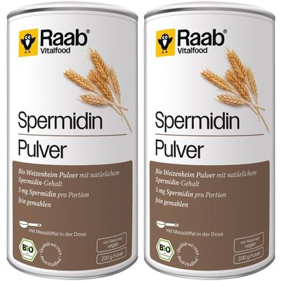 Raab Vitalfood Spermidin Bio Pulver 2x 2x200 g