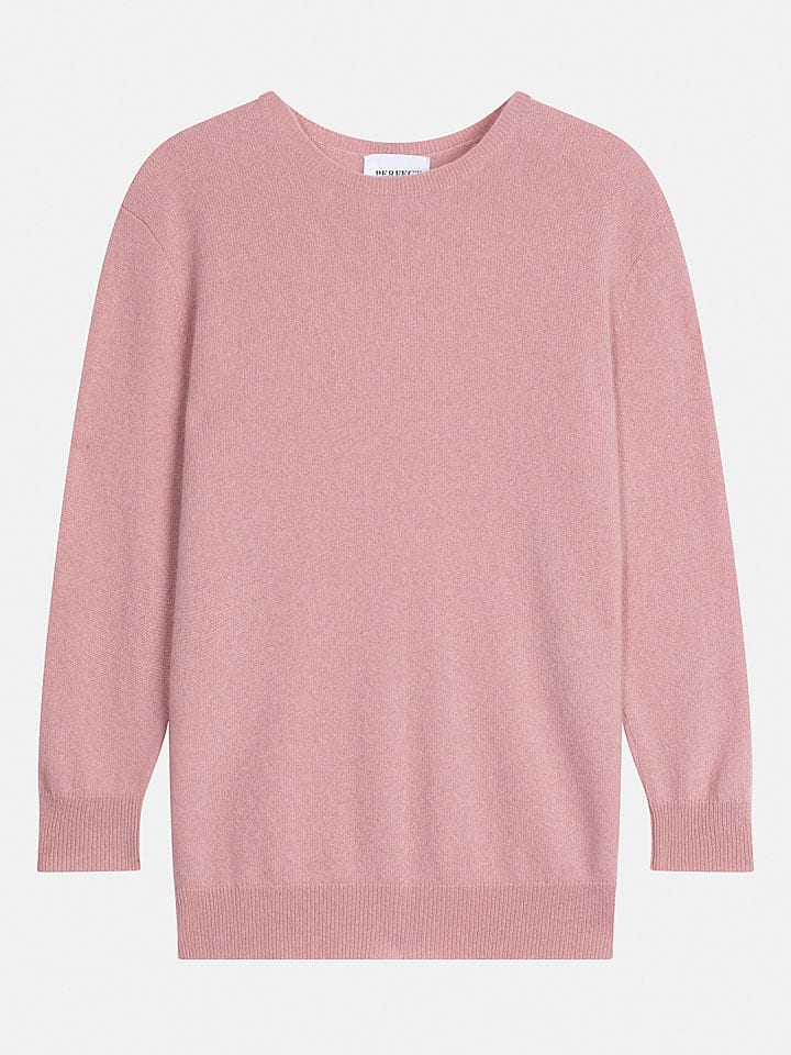 Perfect Cashmere Kaschmir-Pullover "Vanessa" in Altrosa - XL
