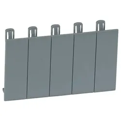 Legrand 001961 Abdeckstreifen 5M silber RAL7001 teilbar in halbe und ganze Module