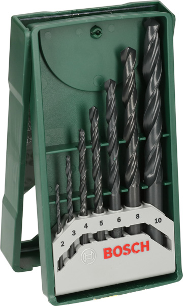 Bosch Mini-X-Line-Metallbohrer-Set, 7-teilig 2607019673