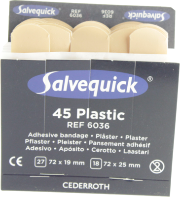 Holthaus Medical GmbH & Co. KG SALVEQUICK Pflasterstrips wasserfest Refill 6036 45 St 03071383