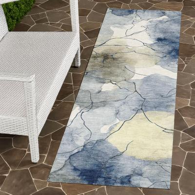 Addison Rugs Machine Washable Indoor/ Outdoor Floral Mara Chantille Rug