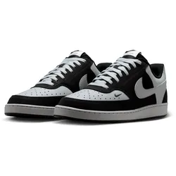NIKE Court Vision Low Sneaker Herren 003 - black/lt smoke grey-lt smoke grey-sail 40.5