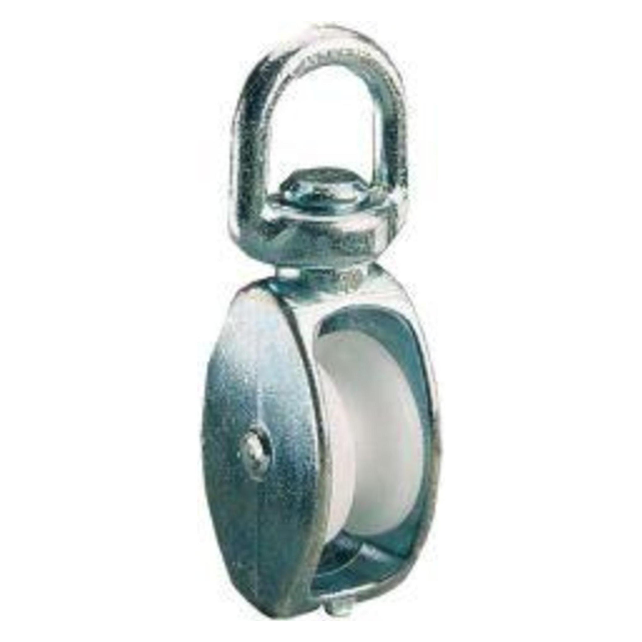 Magni PÖSAMO Seilrolle mit Wirbel galZn f. Seil Ø b. 8,0mm (4011645055153)
