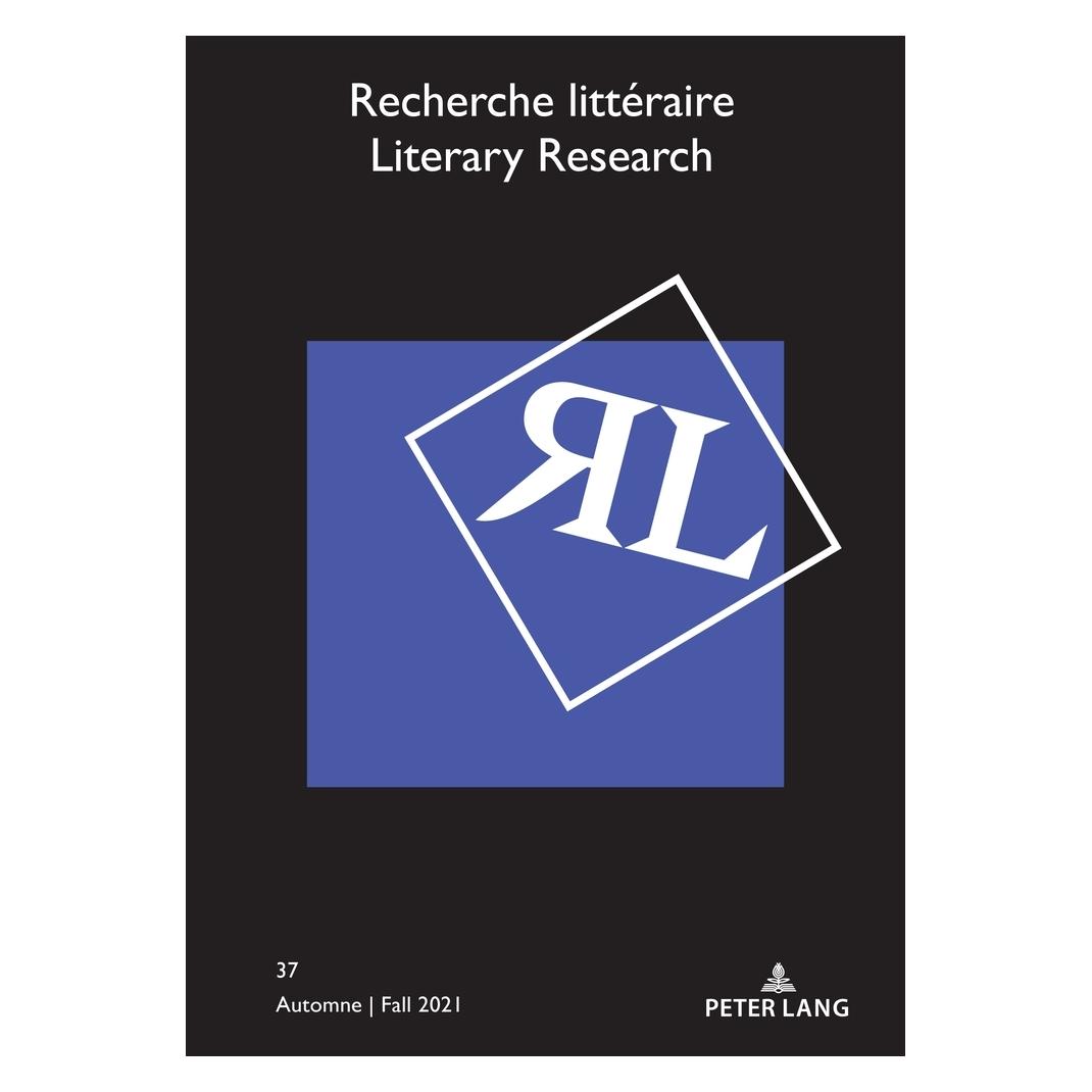 Peter Lang Recherche littéraire / Literary Research (Französisch, Softcover, Marc Maufort) (56818671)