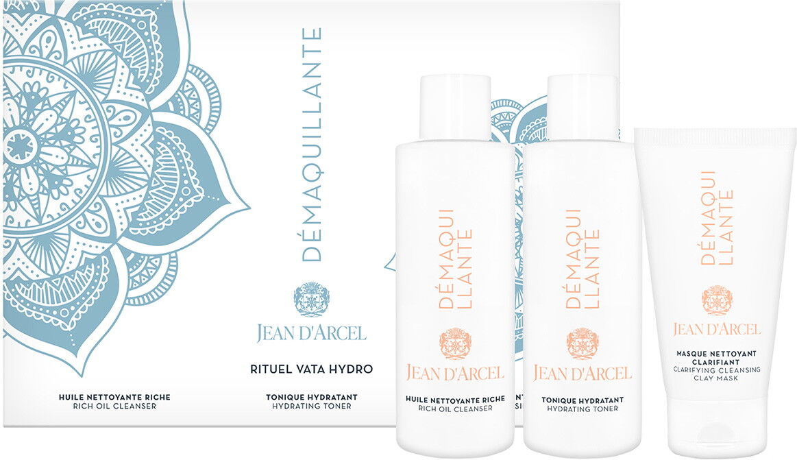 300ml JEAN D´ARCEL Rituel Vata Hydro (Oil 125ml + Gesichtswasser 125ml + Maske 50ml)