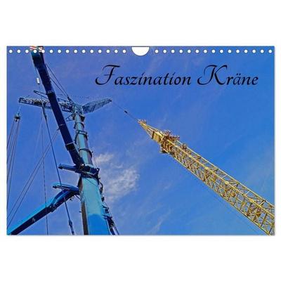 Faszination Kräne (Wandkalender 2027 DIN A4 quer), CALVENDO Monatskalender