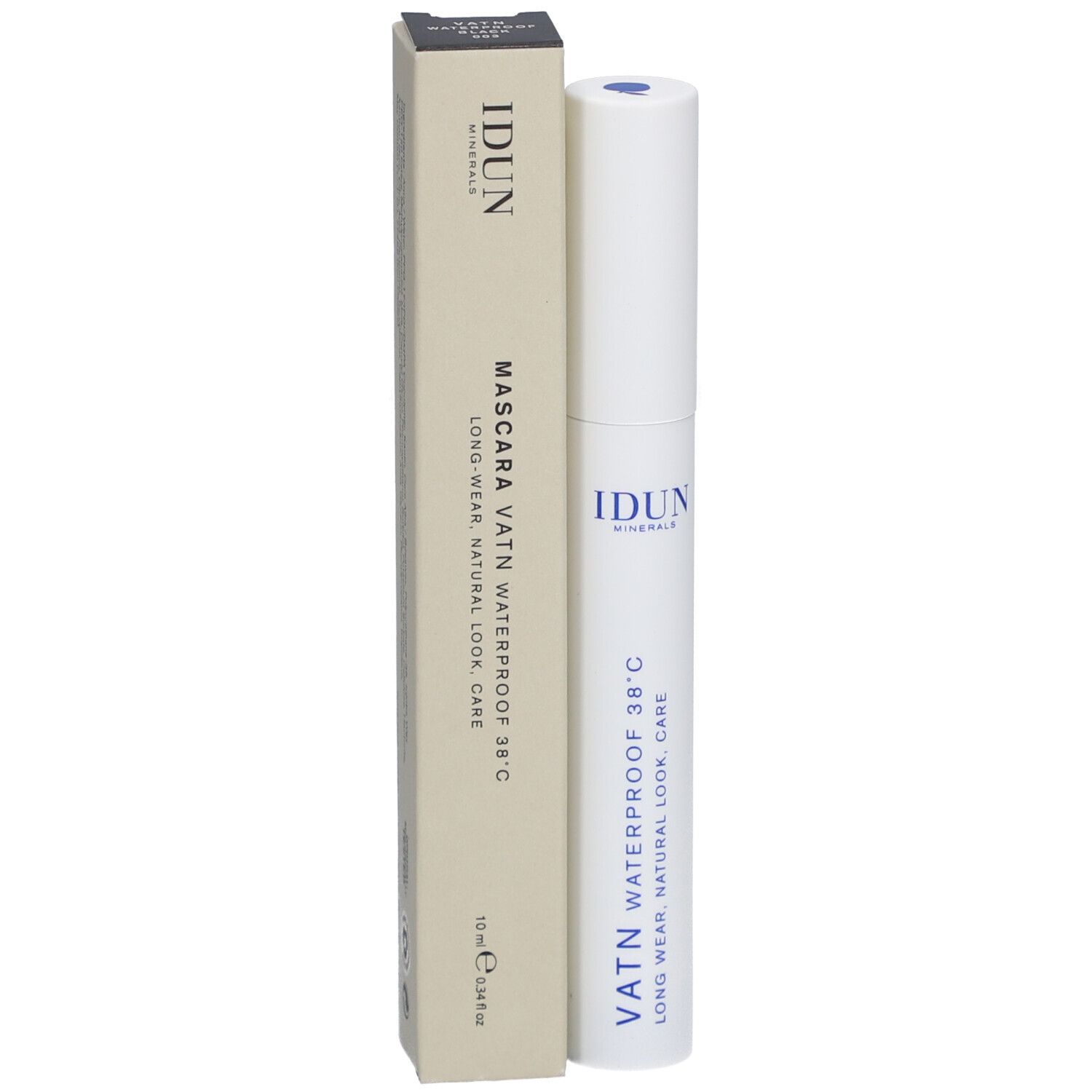 Idun Mascara Vatn black waterproof 10 ml Make up